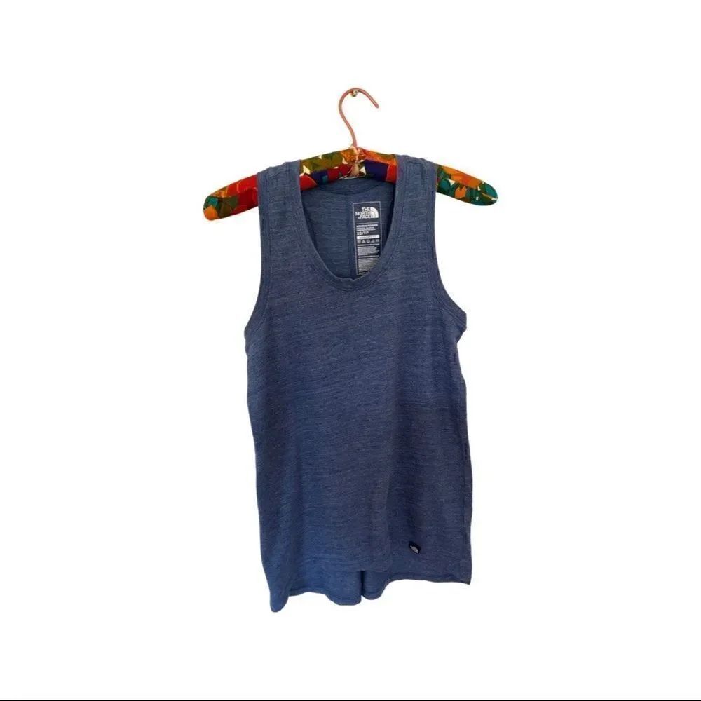 The north face | heather blue tank top